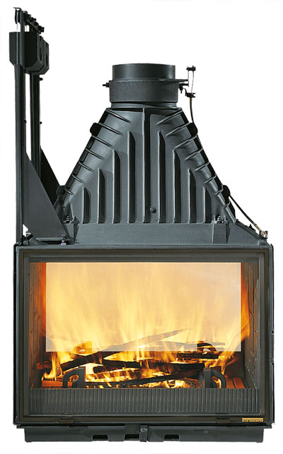 Cheminees Philippe Radiante 846 2V Wood Fireplace
